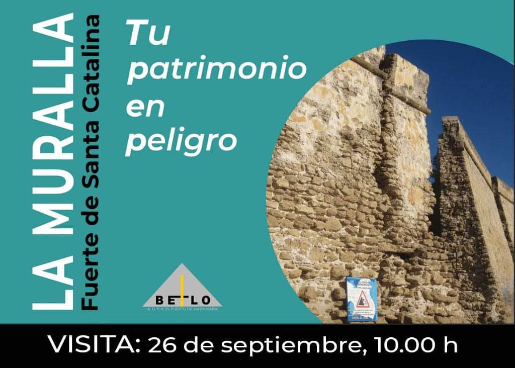 BETILO4's tweet photo. BETILO organiza el próximo domingo 26 de septiembre a las 10.00 h una visita a la Muralla - Fuerte de Santa Catalina.

El punto de reunión es el aparcamiento situado en el paseo de Santa Catalina junto a la entrada de la fortificación. https://t.co/0Wg9x6pdbG