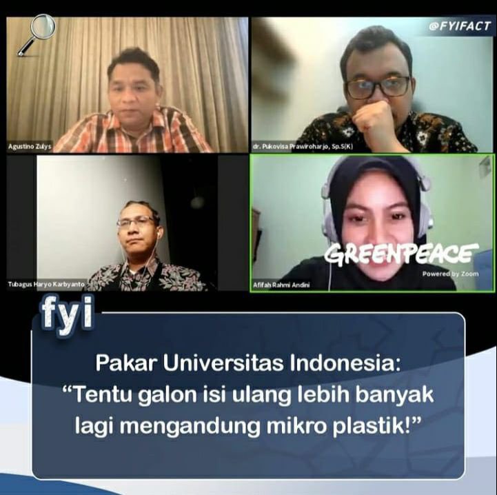 AREAJULID's tweet photo. Kalian tim masak air atau air beli buat dikonsumsi? Bahaya ya, air mineral galon isi ulang, ternyata lebih banyak kandungan mikroplastiknya 😭 https://t.co/rLrXj8zkyq