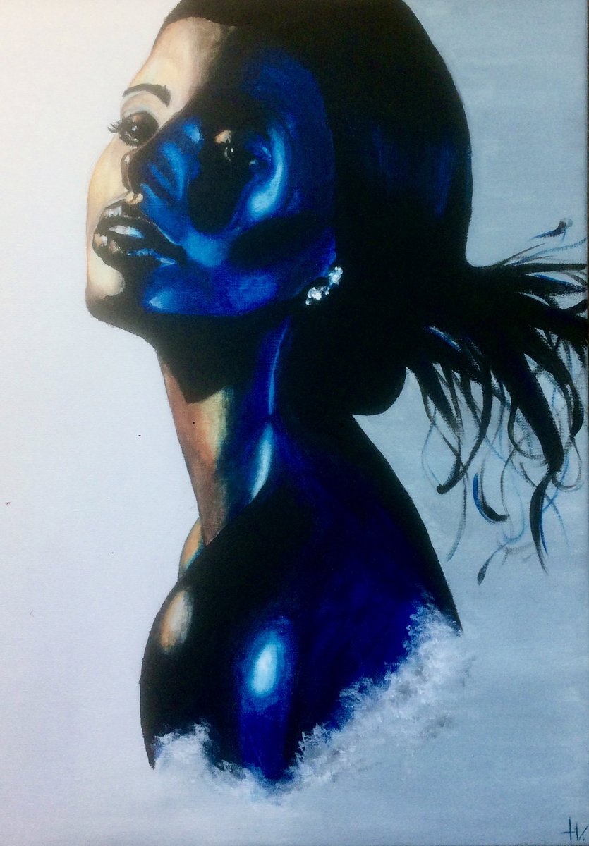 HeloiseLescure's tweet photo. The art                        The artist https://t.co/4PFhBxzm9N