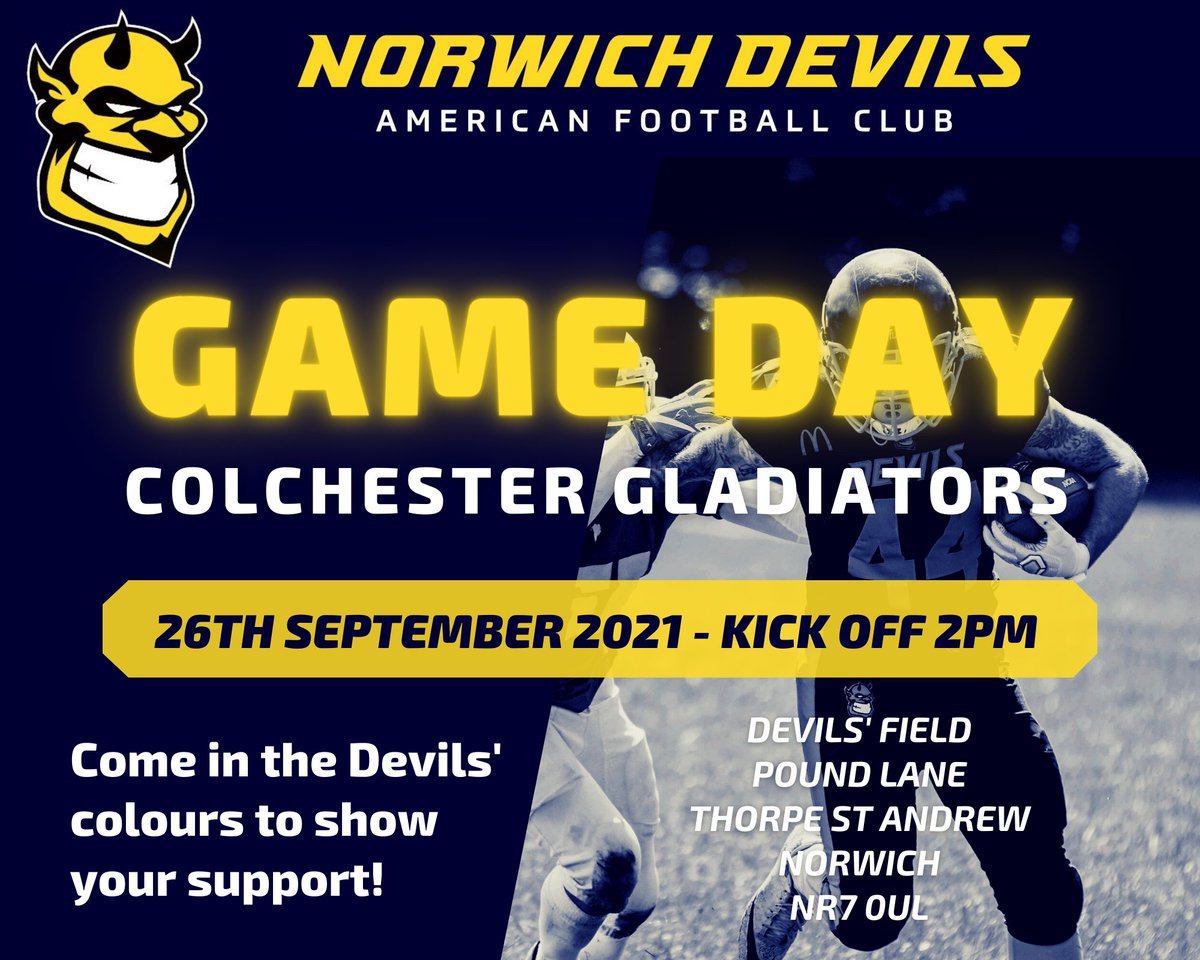 GAME 8

HOME V COLCHESTER GLADIATORS.

Come join us at 2pm for kick off this Sunday.

We have Wild Craft Brewers and Mick Nicks coming down to supply great food and beer!