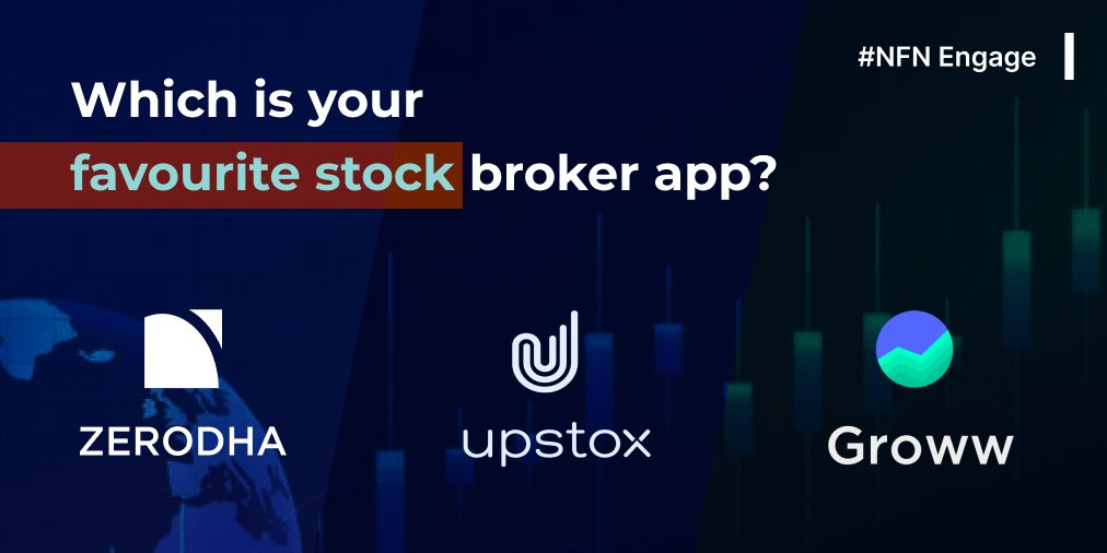 #NFNEngage

Which is your favourite #stock broker app?

♥️ Like for <a href="/zerodha/"></a> 
🔁 Retweet for <a href="/upstox/">Upstox</a> 
📥 Comment for <a href="/_groww/">Groww</a> 

💭 Let us know in the comments if you prefer any other app

#Investment #StockMarket #finance #unicorn #StockMarketindia #mutualfunds #IPO #trading