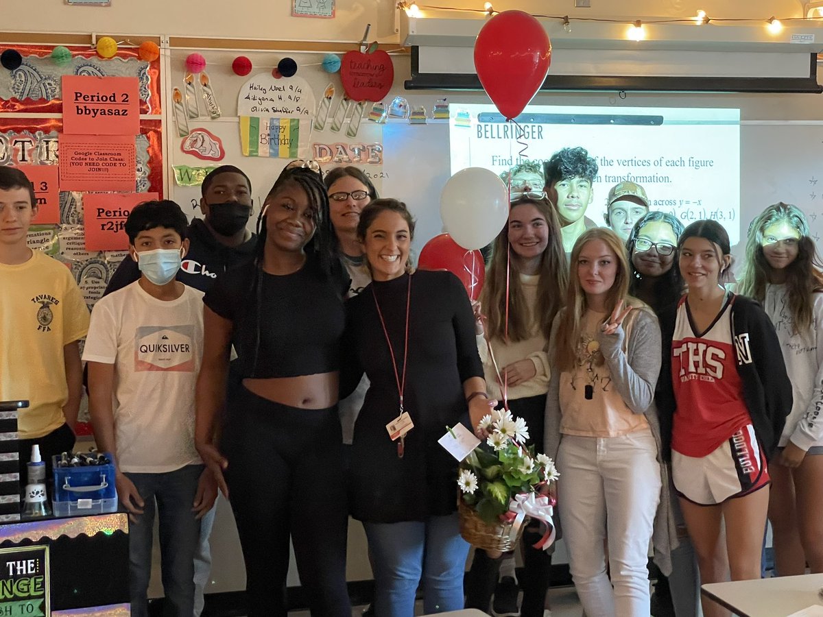 Congratulations to the THS Rookie Teacher of the Year Rana Halabi! Ms. Halabi is a second year teacher of Geometry. She makes math very hands on and engaging.   Thank you for choosing to be a Bulldog!