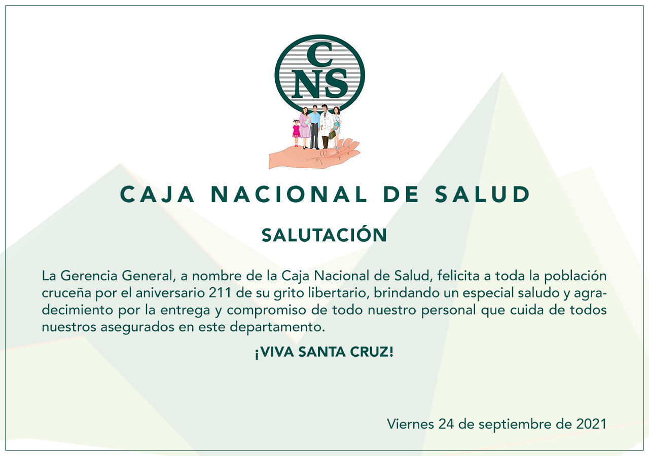 carpeta Adelante O cualquiera Caja Nacional de Salud - Bolivia on Twitter: "#SantaCruz #CNSBolivia  https://t.co/SAISSybZKI" / Twitter