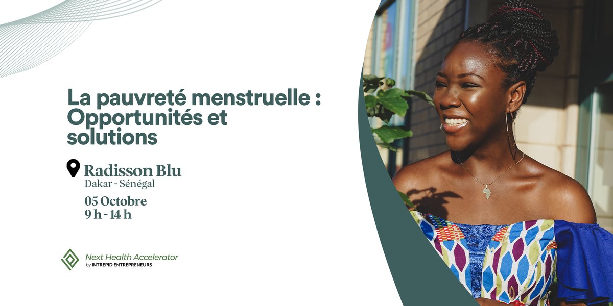 Rejoignez-nous le 05 Octobre 2021, pour une conférence sur le thème : 𝐋𝐚 𝐩𝐚𝐮𝐯𝐫𝐞𝐭𝐞́ 𝐦𝐞𝐧𝐬𝐭𝐫𝐮𝐞𝐥𝐥𝐞 : 𝐎𝐩𝐩𝐨𝐫𝐭𝐮𝐧𝐢𝐭𝐞́𝐬 𝐞𝐭 𝐬𝐨𝐥𝐮𝐭𝐢𝐨𝐧𝐬. Inscrivez-vous ici: eventbrite.com/e/la-pauvrete-…, pour ne pas manquer ce RDV! #HygièneMenstruelle #NHA