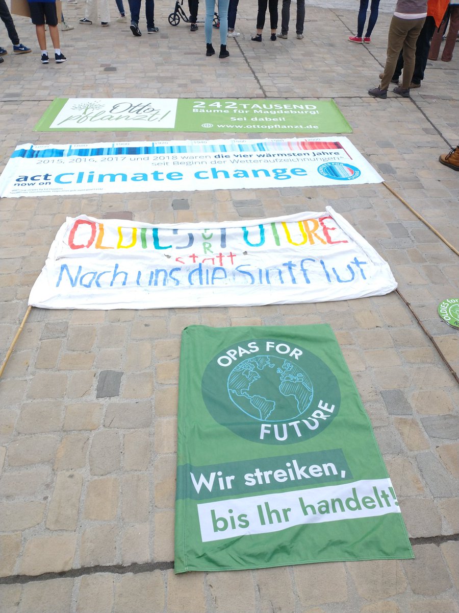 Scientists For Future Magdeburg sind heute am Start! #Klimastreik