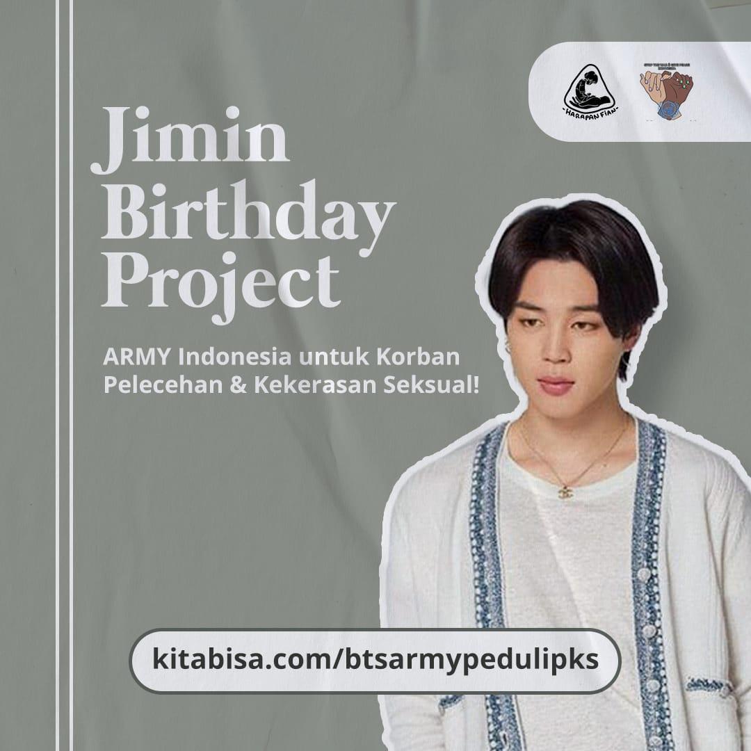 armydiaryroom's tweet photo. Haii ARMY INDONESIA
RAYAKAN ULTAH JIMIN dengan bergabung Bersama Army Indonesia dan HARAPAN FIAN &amp; SWGP Indonesia dalam membantu korban pelecehan dan kekerasan sexual di INDONESIA. 

kalian dapat berdonasi melalui : 
📌 https://t.co/a2s8DQ1tlR

@BTS_twt 
#JiminBIRTHDAY #JIMIN https://t.co/ihxaXv5UPk