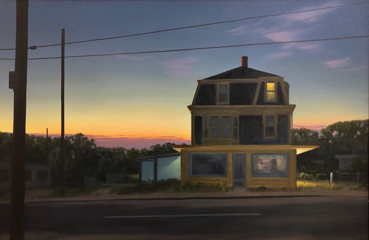 wsg_ptown's tweet photo. John Dowd, Nightfall Backstreet Oil on Linen, 24x36”
#williamscottgallery #johndowd #provincetown https://t.co/CnMYA7hx8r