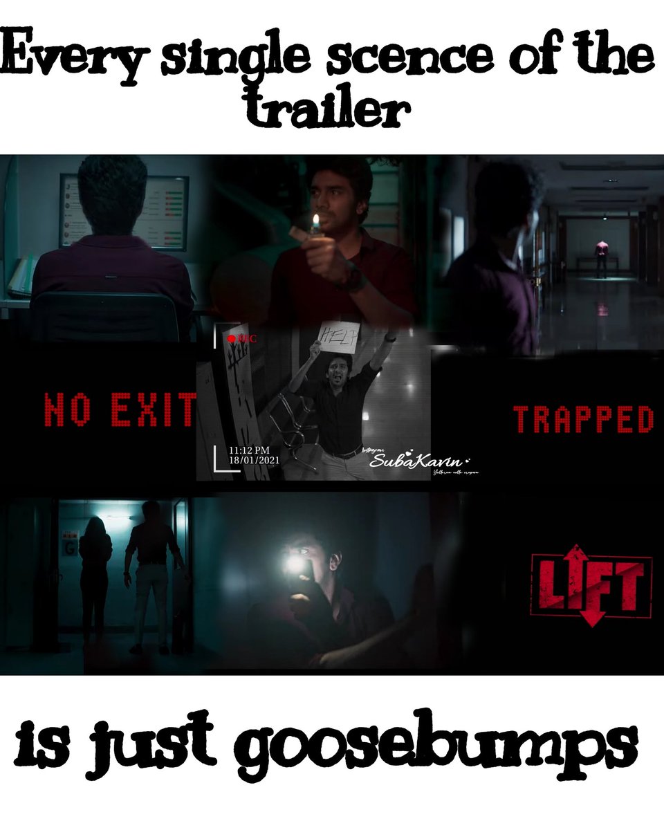 LovesKavin's tweet photo. Goosebumps moment..🥵
@Kavin_m_0431 
@Actor_Amritha 
@VineethVarapra1 
#Lift 
#LiftTrailerDay https://t.co/n3Kz4RX8Fu