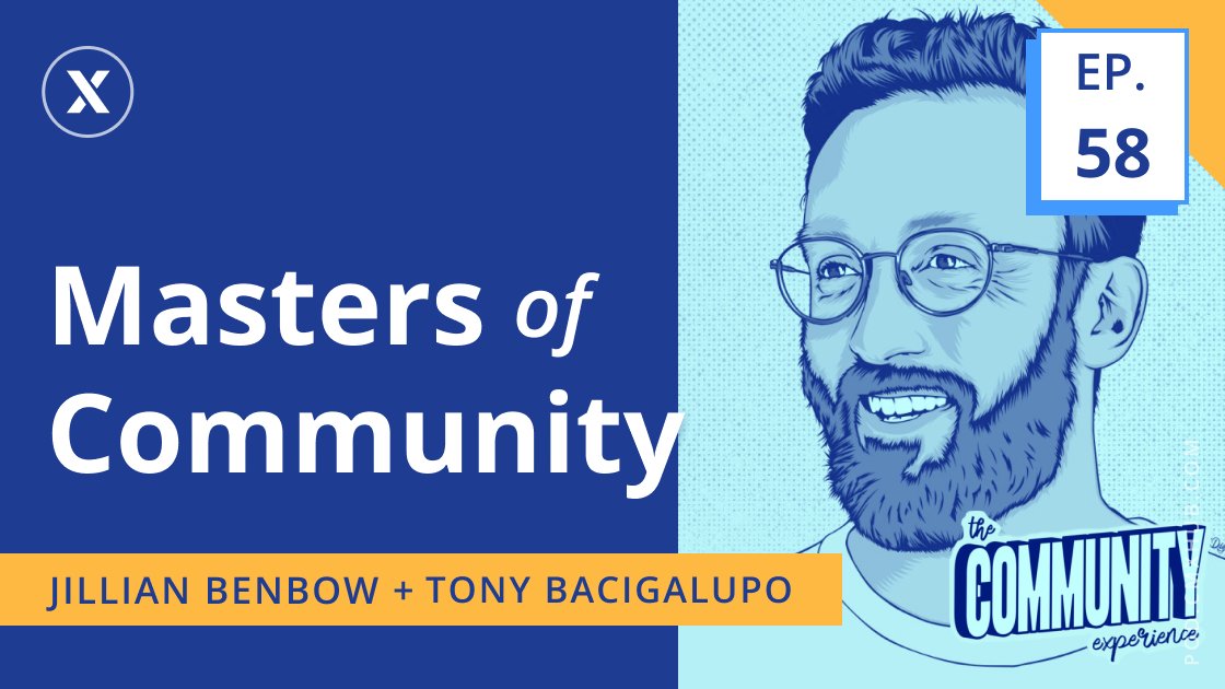 CMX's tweet photo. Community Experience podcast hosts, @JillianBenbow & @tonybgoode, take over #MastersOfCommunity this week to interview @DavidSpinks on:
✏️ Community Professional Identity
✏️ Community as a Business Growth Tool
✏️ Starter Community Wins
Listen here 👉 https://t.co/8HSYe31A78 https://t.co/R8eNbulReu