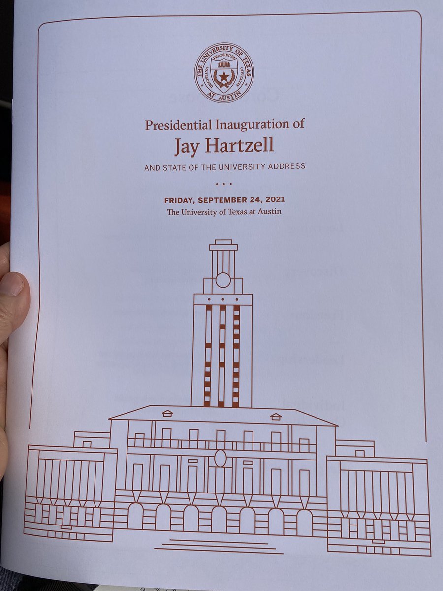 Adriana_HabEsc's tweet photo. Getting ready for President Jay Hartzell’s Inauguration @JCHartzell 🤘🤘🤘 @UTAustin #Presidentinauguration https://t.co/8Ynrtsca0W