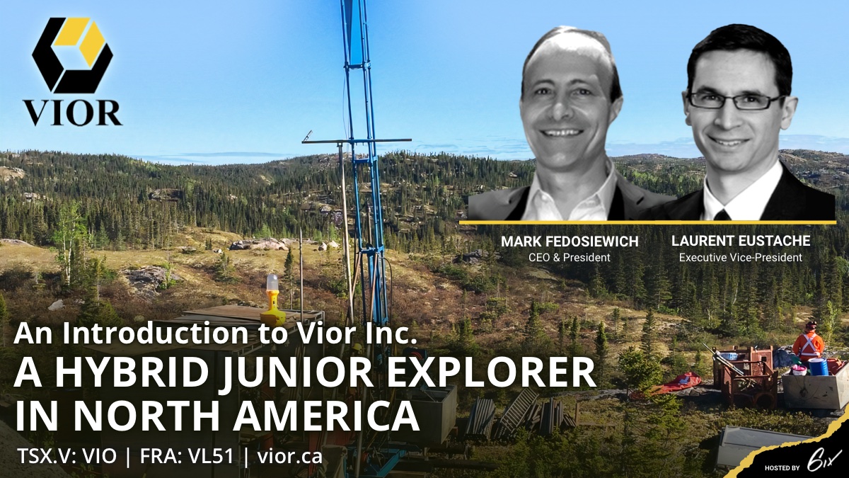 SEMVior's tweet photo. Next week, at 12pm ET, join Vior's CEO & President, Mark Fedosiewich, and Executive Vice-President, Laurent Eustache, in our corporate update hosted by @6ix. Learn all about Vior and their plans.
Register here: https://t.co/nAYZi2ptaA
$VIO.V #VL51 https://t.co/3Sa8WVi9AB
