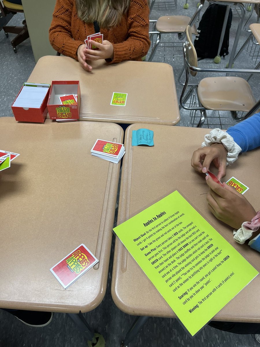 sramason123's tweet photo. Friday is game day at @PVHigh &amp; game day in the classroom! Language games are a fun way to increase fluency &amp; boost confidence in English. Winners get a fruit roll up 😄 #games #ell #esl #jefcoed @jefcoedESL #GameDay https://t.co/WGqZC1Szjz