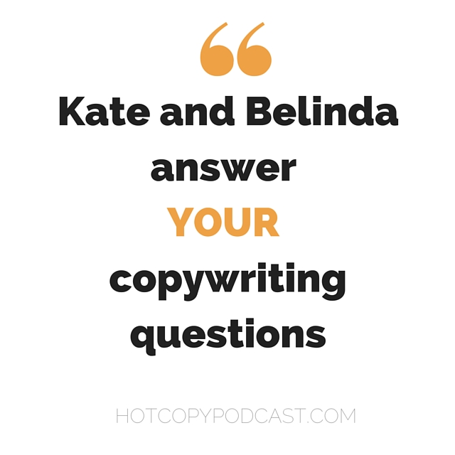 [FLASHBACK] E14 Hot Copy answers YOUR questions (Q&amp;A) 
>> hotcopypodcast.com/podcast-14-hot…

#copywriting #copywriter #podcast