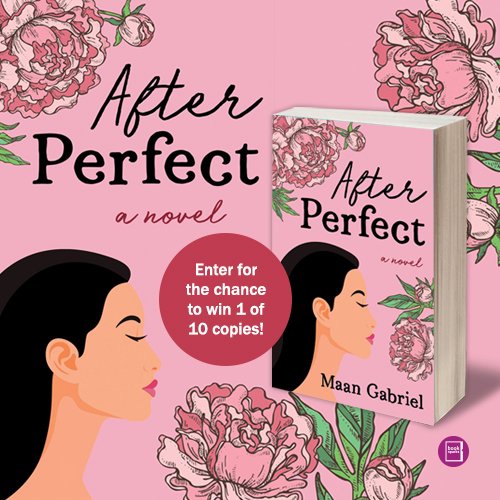 BookSparks's tweet photo. Hurry and enter this @goodreads giveaway for a chance to win 1 of 10 copies of #AfterPerfect by @MaanGabriel! πΈ Giveaway ends TODAY! ποΈ https://t.co/tMiiAQTmsZ https://t.co/8jEpRD3AIC