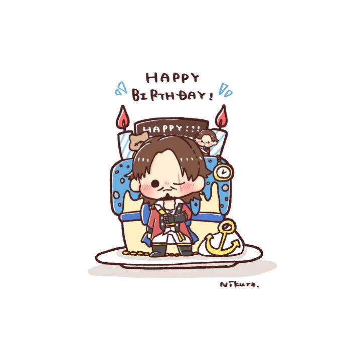 #ホセ・バーデン誕生日2021
#第五人格
#第五人格イラスト
ホセお誕生日おめでとう🎉 