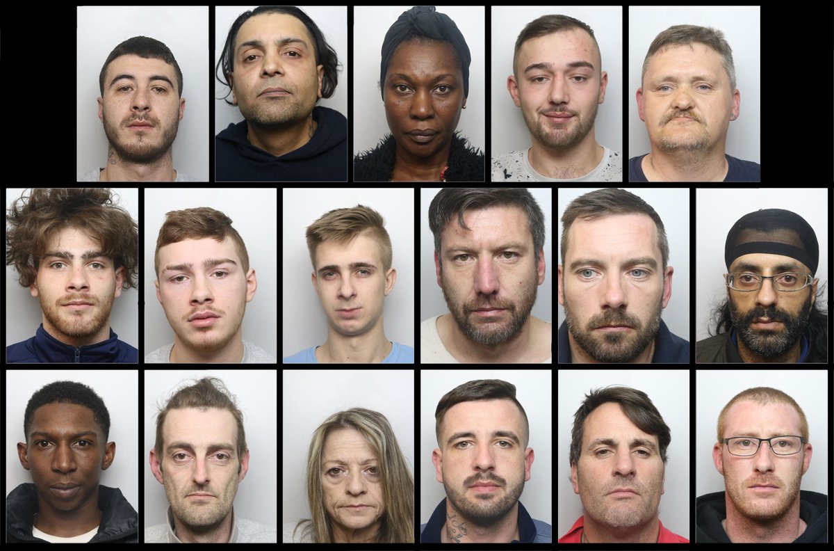 NorthantsPolice's tweet photo. One of UK’s biggest County Lines child exploitation operations sees 124 years+ of jail time.

- 19 offenders convicted
- 250 officers involved
- Multiple warrants
- First convictions for modern slavery &amp; child exploitation offences in Northants

More here: https://t.co/dmqdnT5RC8 https://t.co/FS6q1MWvTZ