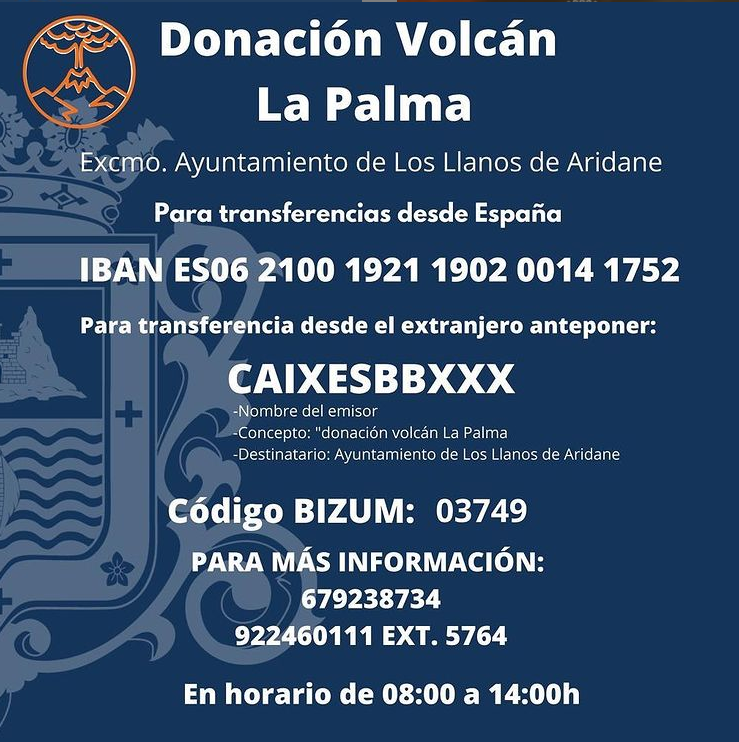 ProveilMasks's tweet photo. Unas 5.000 mascarillas salen hoy dirección La Palma para ser repartidas por el Ayuntamiento de los Llanos de Aridane entre los afectados por el volcán.

Desde #PROVEIL animamos a todo el mundo a ayudarles con lo que pueda. ¡Juntos somos más fuertes! 🙌 

#lapalma #volcanlapalma https://t.co/mCBO4lXaPh