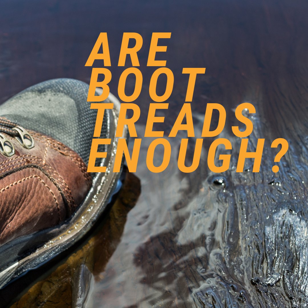 ergo_inc's tweet photo. Sometimes your best defense against #slipperyfloors needs more than just boot treads.  Keep #antislip features in mind when choosing your matting, like its surface structure, its grit, or even its drainage. #safetymatting #grittedmats #drainagemats #safeflexfloorsystem https://t.co/S658nI25yp