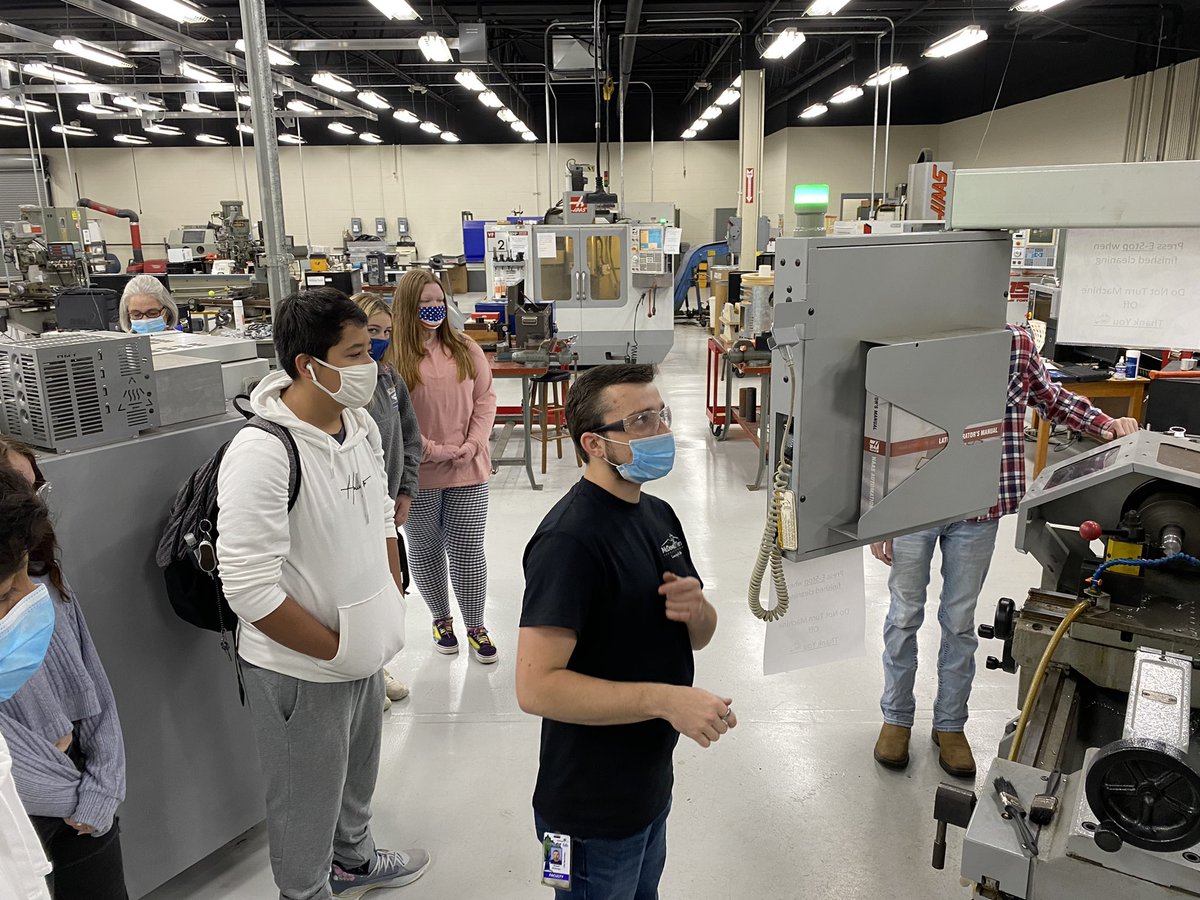 JessGS717's tweet photo. It’s here! First EXPO day. Thanks to @McDowellTechCC faculty for showing @MAICenturions and @MEC_Eagles all the education opportunities available at MTCC. #CareerDevelopment https://t.co/NA1vOTP3vC