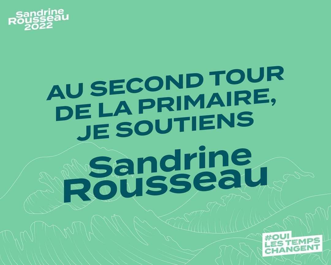 Frederick_M_'s tweet photo. Au 2nd tour de cette #PrimaireEcologiste, je voterai pour @sandrousseau avec #enthousiasme et #espoir, comme bcp de militants, de jeunes, d'abstentionnistes ou de primo-militants qui se retrouvent dans sa candidature. #OuiLesTempsChangent🌊 Explications: https://t.co/FMrXEWl6gG https://t.co/PG0QM5KOWl