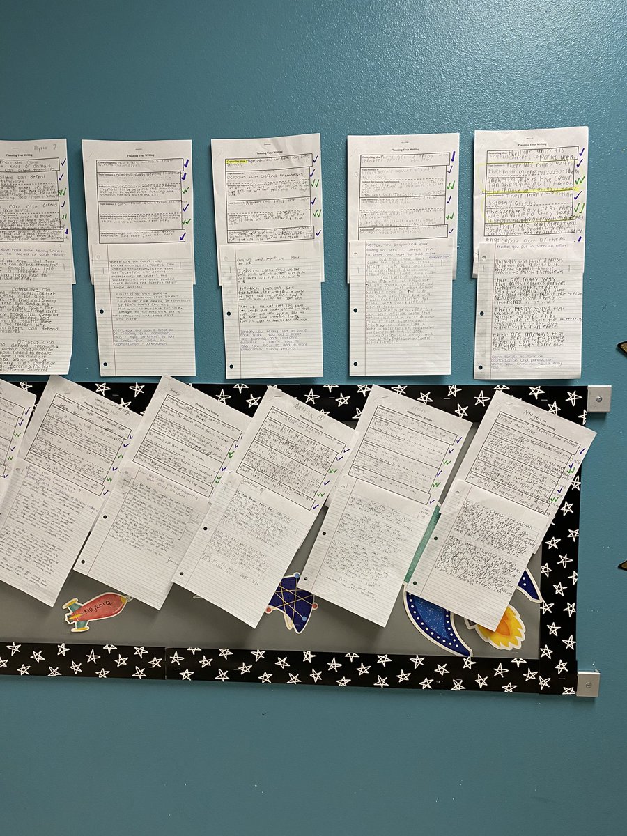 Fifth grade scholars are ending the week with a “Carousel of Writing” lesson! From deconstructing and flipping the prompt, planning and crafting an essay, to engaging in rainbow editing and revising - our scholars are hard at work! #TheForceisStrongwithUs