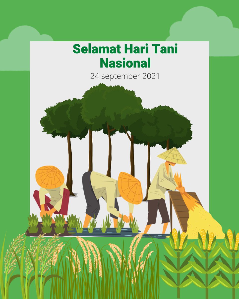Bem_KMITSB's tweet photo. [HARI TANI NASIONAL]

Selamat Hari Tani 2021 untuk para petani Indonesia!
Petani adalah tulang punggung perekonomian bangsa. Terus dukung dan sejahterakan para petani Indonesia demi kedaulatan pangan. 

Bangga menjadi petani!

#bemkmitsb
#kabinetbaraya https://t.co/BkL3PvBqCO