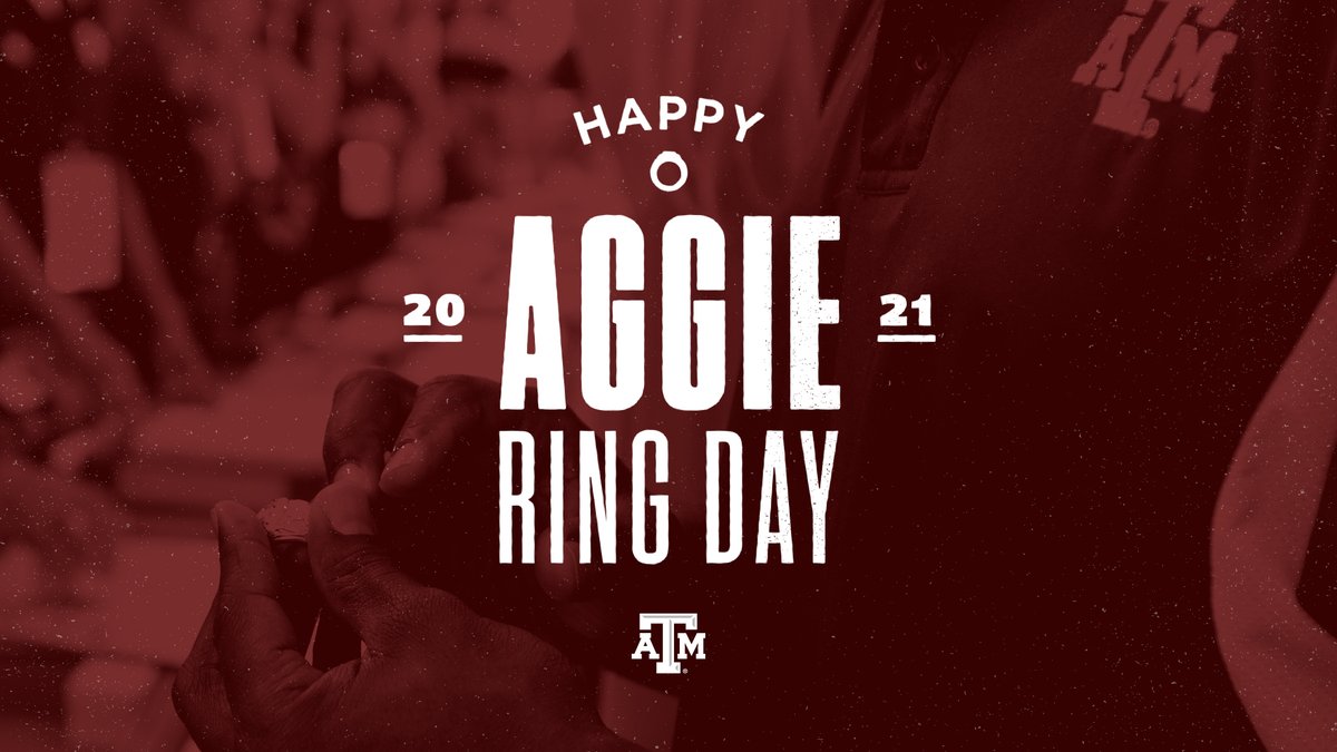 TAMU's tweet photo. Let's have ourselves a Fightin' Texas Aggie Ring Day! π https://t.co/zSQAAN4Azt