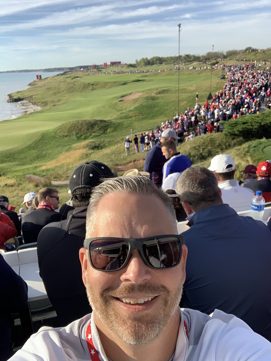DarrinUtynek's tweet photo. Bucket list event. To quote @PatrickMannelly #thisdoesntsuck! #RyderCup https://t.co/FNnvAdRQcC