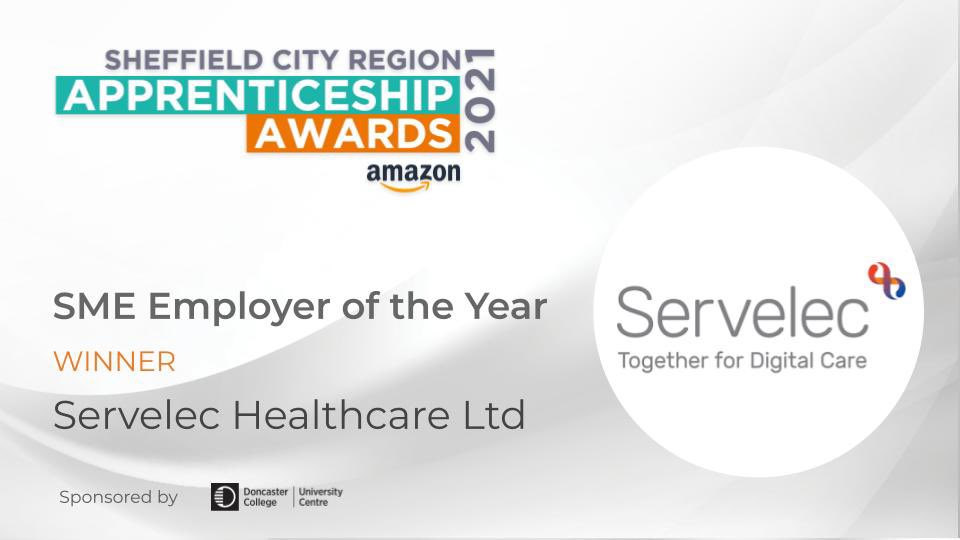 AccessHealthLG's tweet photo. A big thank you to @DonnyCollege for sponsoring the #SCRApprentice21 awards. A great event celebrating apprentices across the region. #Apprenticeships #Awards https://t.co/m2eUuaD4HQ