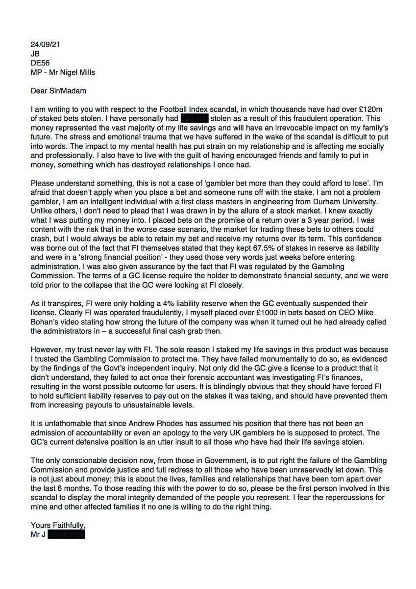 FI_Gerrard's tweet photo. Hi all, wanted to share my @fi_action letter. It's pretty raw. Feel free to borrow from it if you are unsure what to write. Please get a letter written by 10pm tonight 👍

@NadineDorries &amp; @andrewjonrhodes you should have a read. I'm sure there's a conscience in there somewhere.. https://t.co/vDVl9PDWRj