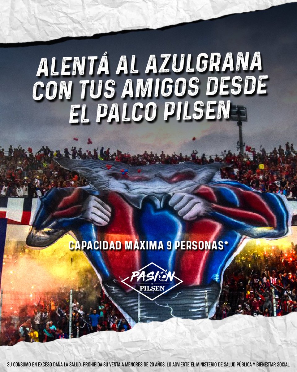 pasionestudiopy's tweet photo. ¡ALENTÁ AL CICLÓN DESDE EL PALCO! 🔴🔵

Ganate un acceso al Palco Pilsen para vos y tus amigos para alentar mañana a @CCP1912oficial 🍻🌪️

 Para participar solo tenés que: 

🔁 Darle RT a este tuit

💬 Responder este tuit con el #PilsenCerro 

🕒 Sorteamos hoy a las 18:00 https://t.co/OFuAjBHvwj