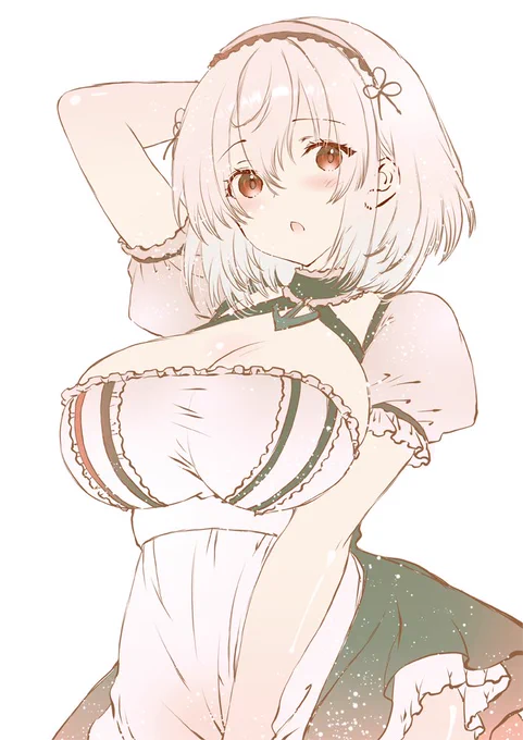 メイドの息抜き(*˘︶˘*).。.:*♡#アズールレーン #シリアス 
