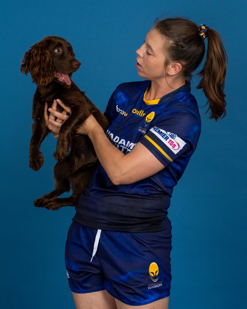 WorcsWarriorsW's tweet photo. 🐶 Safe to say, Alba stole the show during our photo shoot 📸 

#FridayFeeling https://t.co/tKO90IGdHw