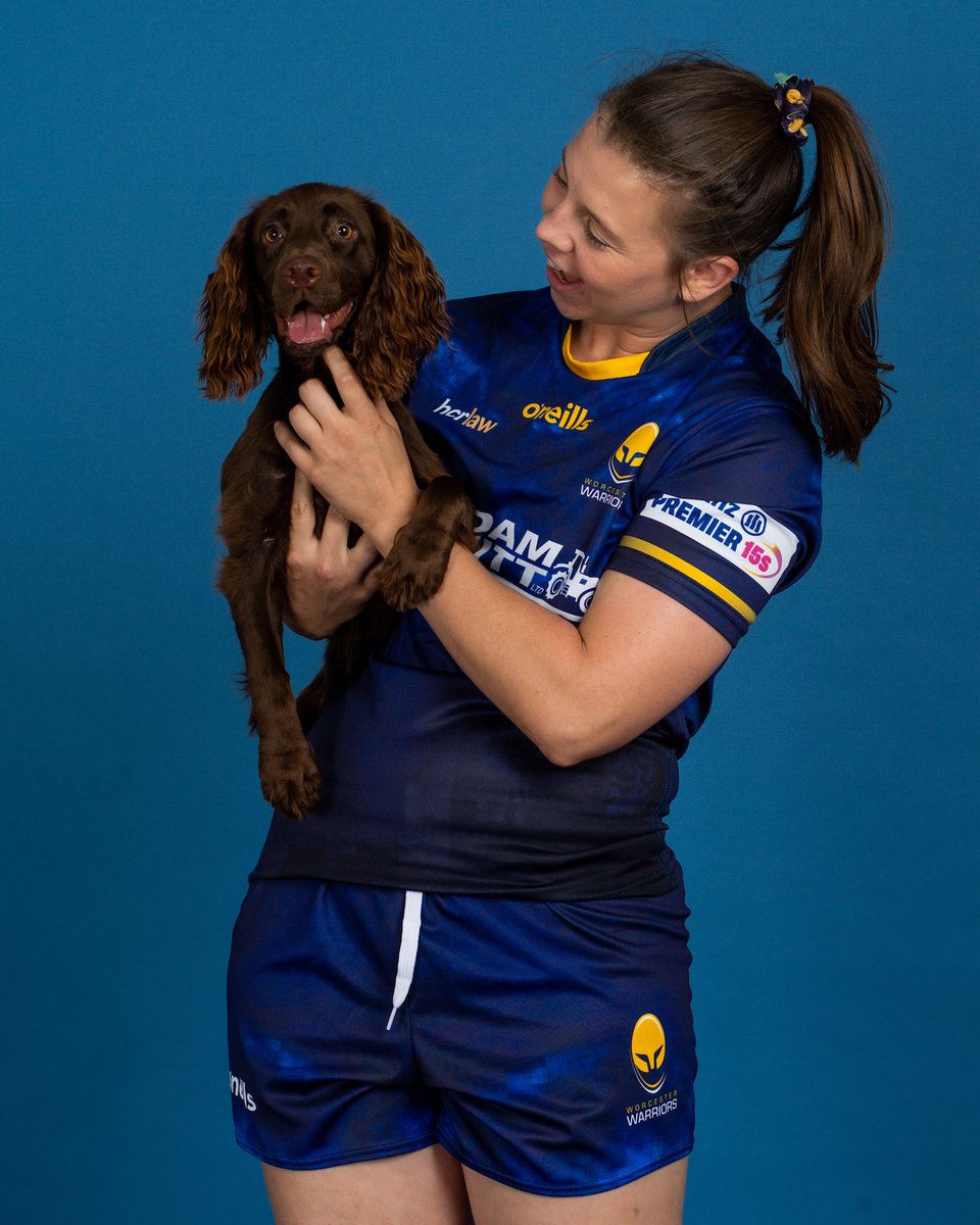 WorcsWarriorsW's tweet photo. 🐶 Safe to say, Alba stole the show during our photo shoot 📸 

#FridayFeeling https://t.co/tKO90IGdHw