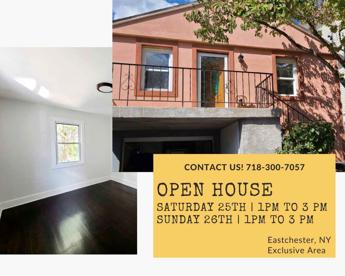 PRTEAM_REALTORS's tweet photo. Don’t miss our Open House this weekend ✨

Call or text for information! 718-300-7057 📲 https://t.co/riLdwF2m8V