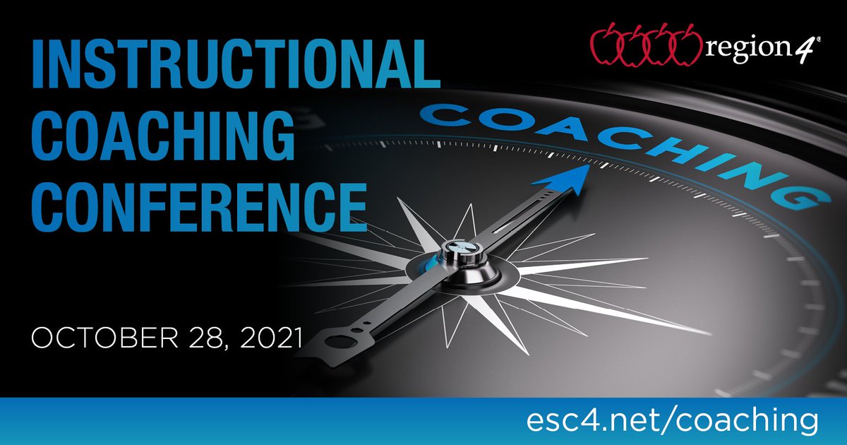 INSTRUCTIONAL COACHING CONFERENCE
October 28, 2021

Expand your instructional coaching repertoire and learn how to best help teachers build their instructional capacity.

Learn more about the event, session topics, and our keynote speakers here: esc4.net/coaching