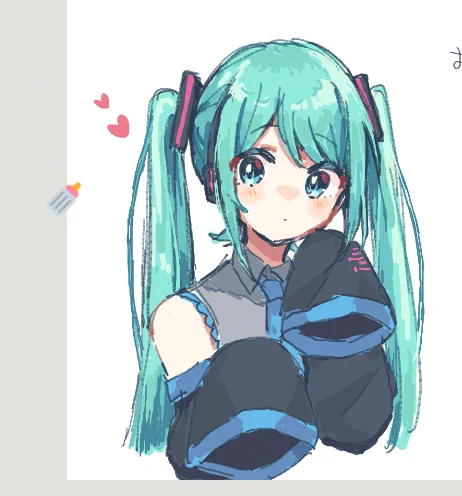 え茶で描いた絵 