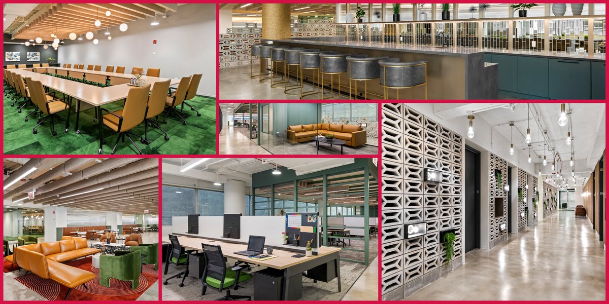 Reed_GC's tweet photo. Reed recently completed an impressive 35,000 SF renovation on the 12th floor of 1 S. Wacker. Check out our project photos to see how we combined elements like custom millwork and pendant lighting to create a stunning visual effect. Thanks to @eastlakestudio for the opportunity! https://t.co/cUj6jTXeeS