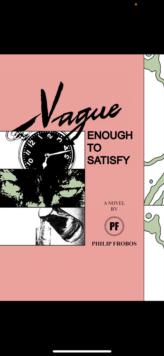 books_hex's tweet photo. Update—Vague Enough to Satisfy, a novel by @philipfrobos with soundtrack @UpsetTheeRhythm—will now release October 22. Buzz is building. Big thanks to Matthew Flegel @pre_occupations for these telling words: https://t.co/w78PfK0R19