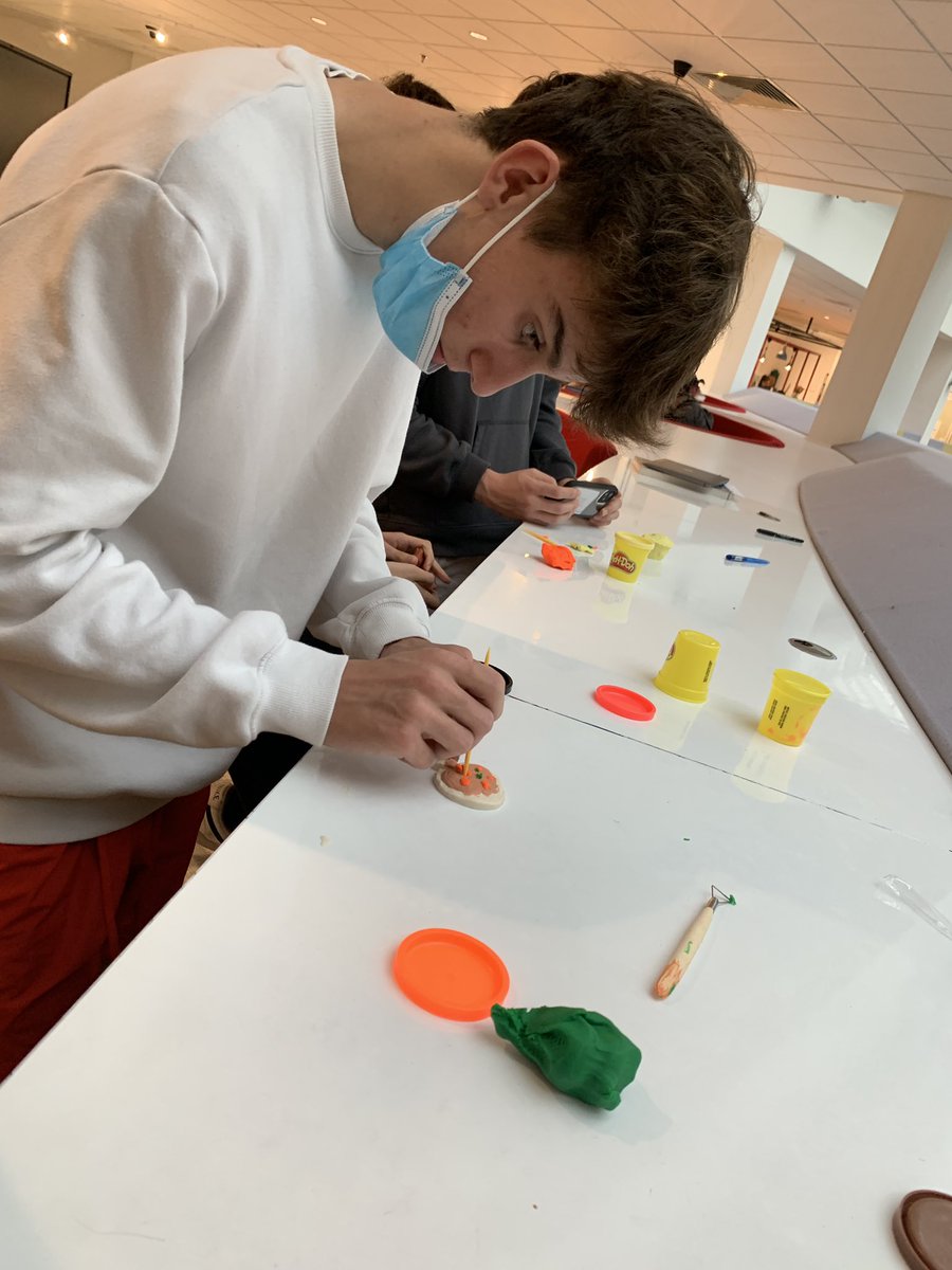 pimstar's tweet image. Tom yum Kung fusion dish. The shrimp has great detail. #bitsize #mastersnack @klbeasley @r_langlands @brianmceven #MYPdesign #prototyping in our #designlab