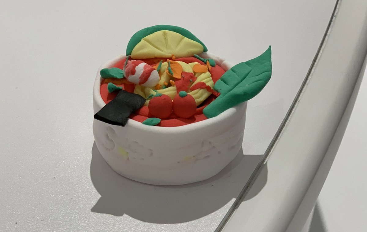 pimstar's tweet image. Tom yum Kung fusion dish. The shrimp has great detail. #bitsize #mastersnack @klbeasley @r_langlands @brianmceven #MYPdesign #prototyping in our #designlab