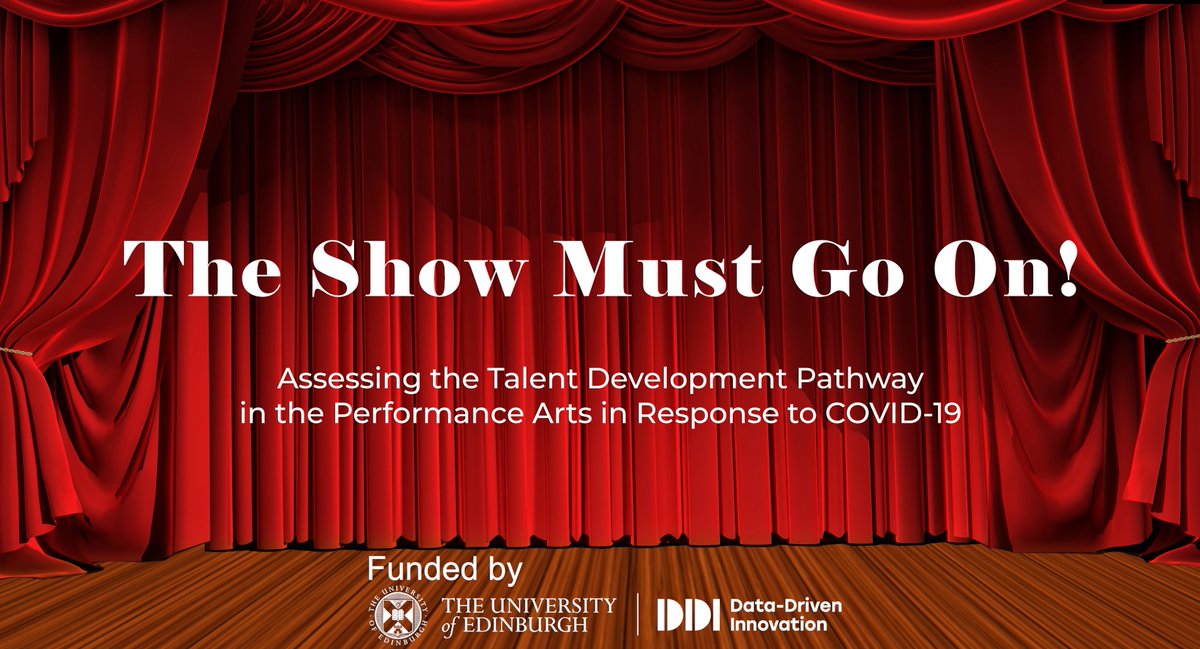 Our research shows that new approaches to challenge are needed in the performance arts sector: The good news is that the shows DO go on youtube.com/watch?v=YYsg0B… @MorayHouse @UoEDanceSciEd @UoE_ISPEHS @UoE_EFI