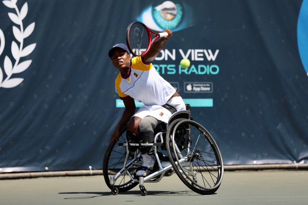 TennisSA's tweet photo. Montjane continues her dominance! 💪

Defending champion @KGmontjane1 defeats compatriot Mariska Venter 6-0, 6-2 to set up a showdown with former world No.1 Jiske Griffieon from the Netherlands.

#SASpringOpen | #SASO2021 https://t.co/2SNievB5h6