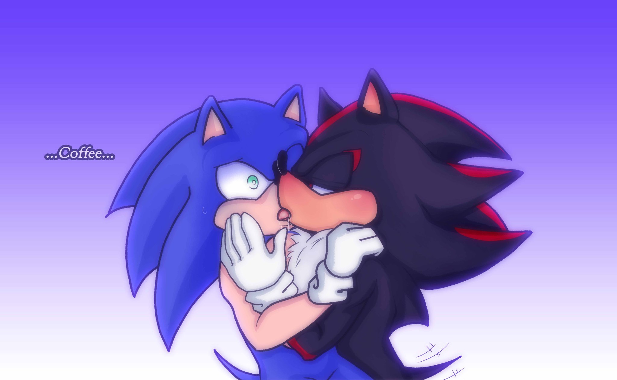 sonic and shadow kissing together｜TikTok Search
