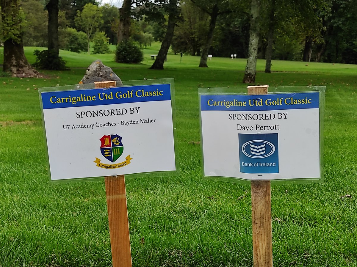 CarrigalineUtd's tweet photo. 14th Tee Sponsors and Kerry Foods team #GolfClassic #MotorStore @MonkstownGC https://t.co/AJY9p1EfaX