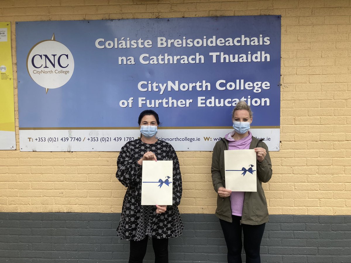 cnccork's tweet photo. Great to see learners returning to face-to-face classes this week in CityNorth College. Congratulations 👏 to two fabulous ladies that completed their Basic First Aid ⛑ training today with Bríd. @CorkETB @CorkFet #thisisfet #returntolearning https://t.co/y9mwg0NvkH