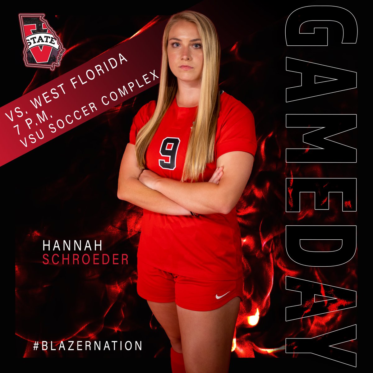 VState_Blazers's tweet photo. 𝐈𝐭'𝐬 𝐛𝐞𝐞𝐧 𝐚 𝐰𝐡𝐢𝐥𝐞. Blazer soccer is BACK! #BlazerNation

📍 –  VSU Soccer Complex
🕑 – 7 P.M. 
🆚 – West Florida
🎥 – https://t.co/RJtJ67XCmc https://t.co/9cRY2htygg