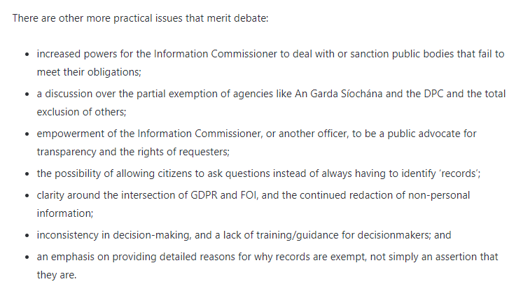 kenfoxe's tweet photo. Article I wrote for @eolasmagazine on some of the challenges facing people making information access requests in Ireland.

And some suggestions for improving how FOI works for the review that has been promised by government:

https://t.co/8qkUt8i2pP https://t.co/q1pb6JzYY8