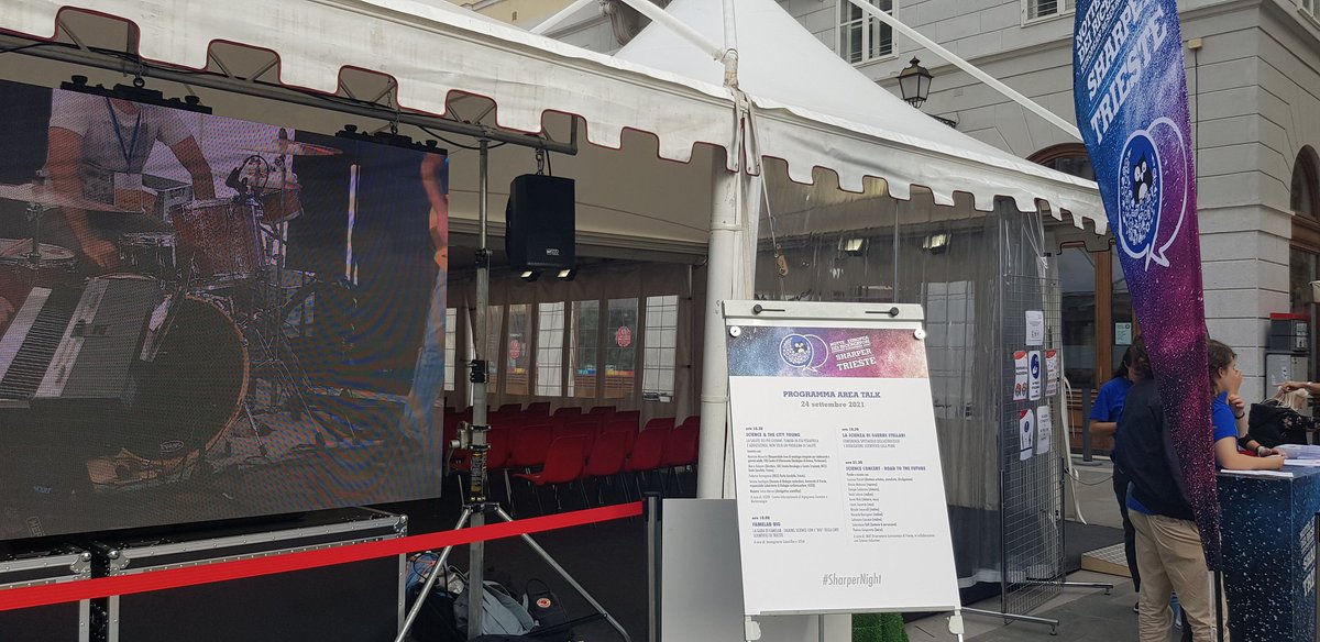 <a href="/SerenaZacchigna/">CVB lab</a> <a href="/LuisaAlessio/">Luisa Alessio</a> and Guests Area Talk piazza Verdi 16.30 per #Scienceandthecity and #Vittorio Venturi on the life and research of a world class Bacteriologist @SHARPERnight 18.00