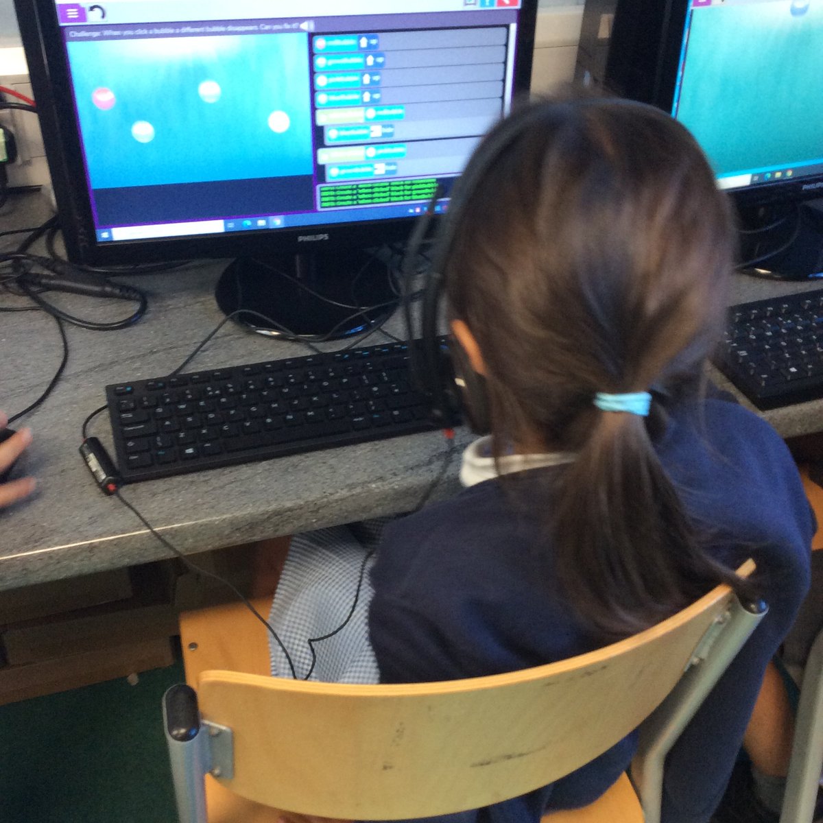StDomSavioRC's tweet image. In Year 2 Computing, we have been working on our coding using @purpleMash #2code